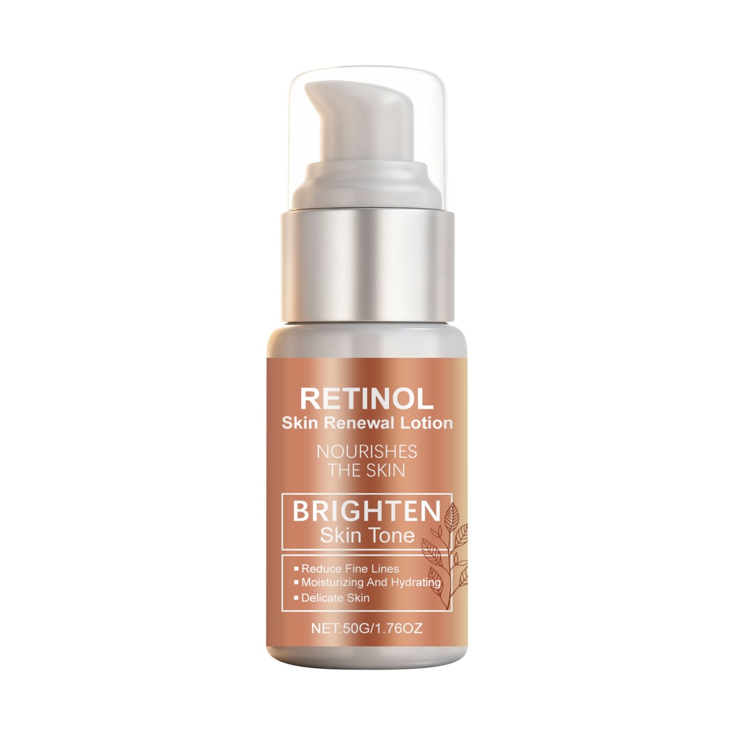 Retinol and hyaluronic acid skin renewal body lotion