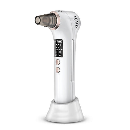 Ice-hot blackhead and acne removal electric facial cleansing device