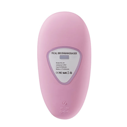 Mini electric silicone facial cleansing brush for gentle skin care