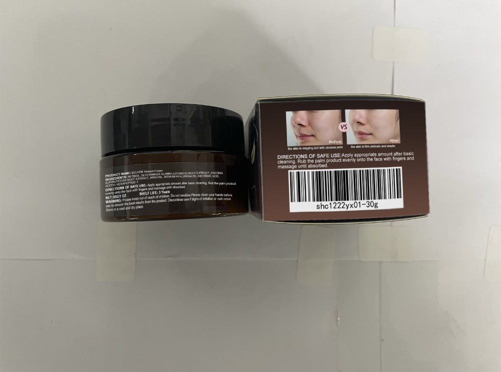 Retinol skin rejuvenation cream for anti-wrinkle firming on face and neck