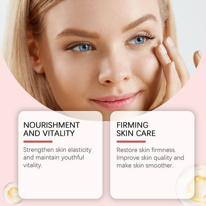Nourishing facial skin care set with glow tonic lotion and cream