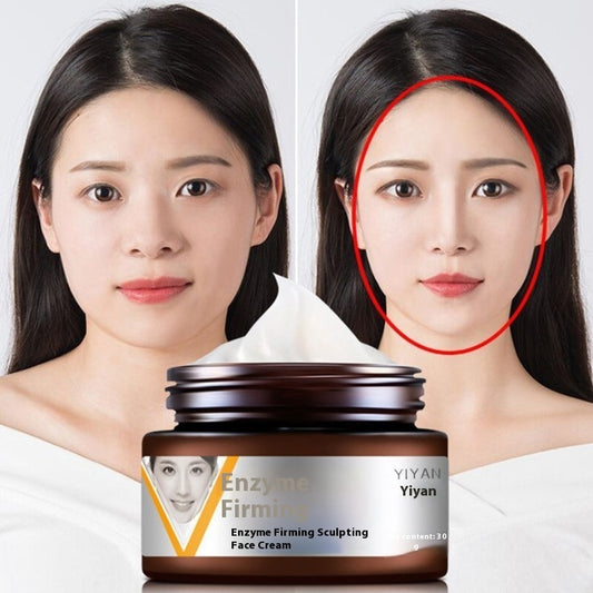 Lifting and moisturizing V-face enzyme firming cream