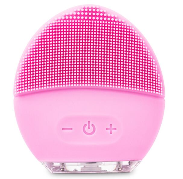 Electric silicone facial cleansing brush for deep pore cleansing