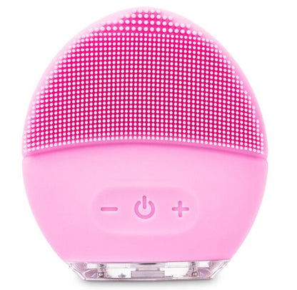 Electric silicone facial cleansing brush for deep pore cleansing