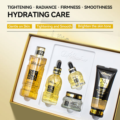 DR 24k gold anti-aging face serum skincare set