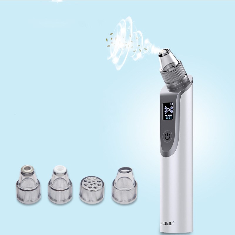 Ultrasonic beauty facial cleansing instrument for blackhead removal
