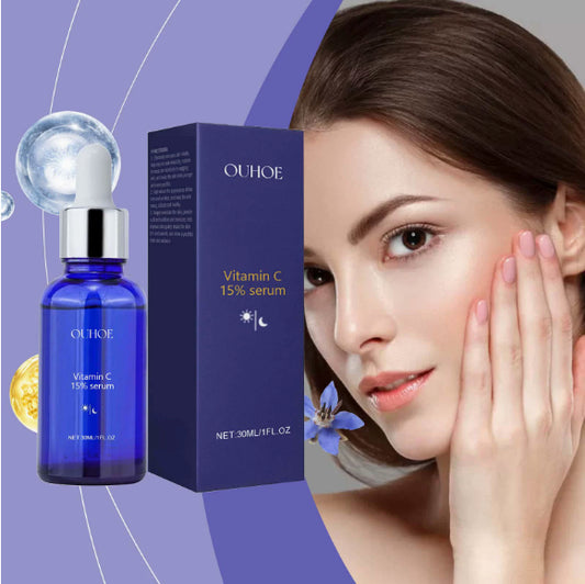 Anti-aging skin tightening serum with hyaluronic acid and vitamin E