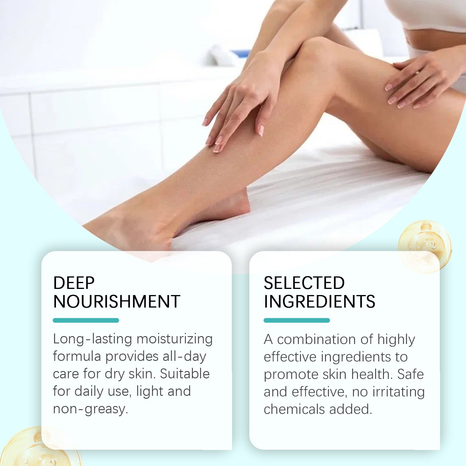Moisturizing neck cream for smooth, hydrated skin