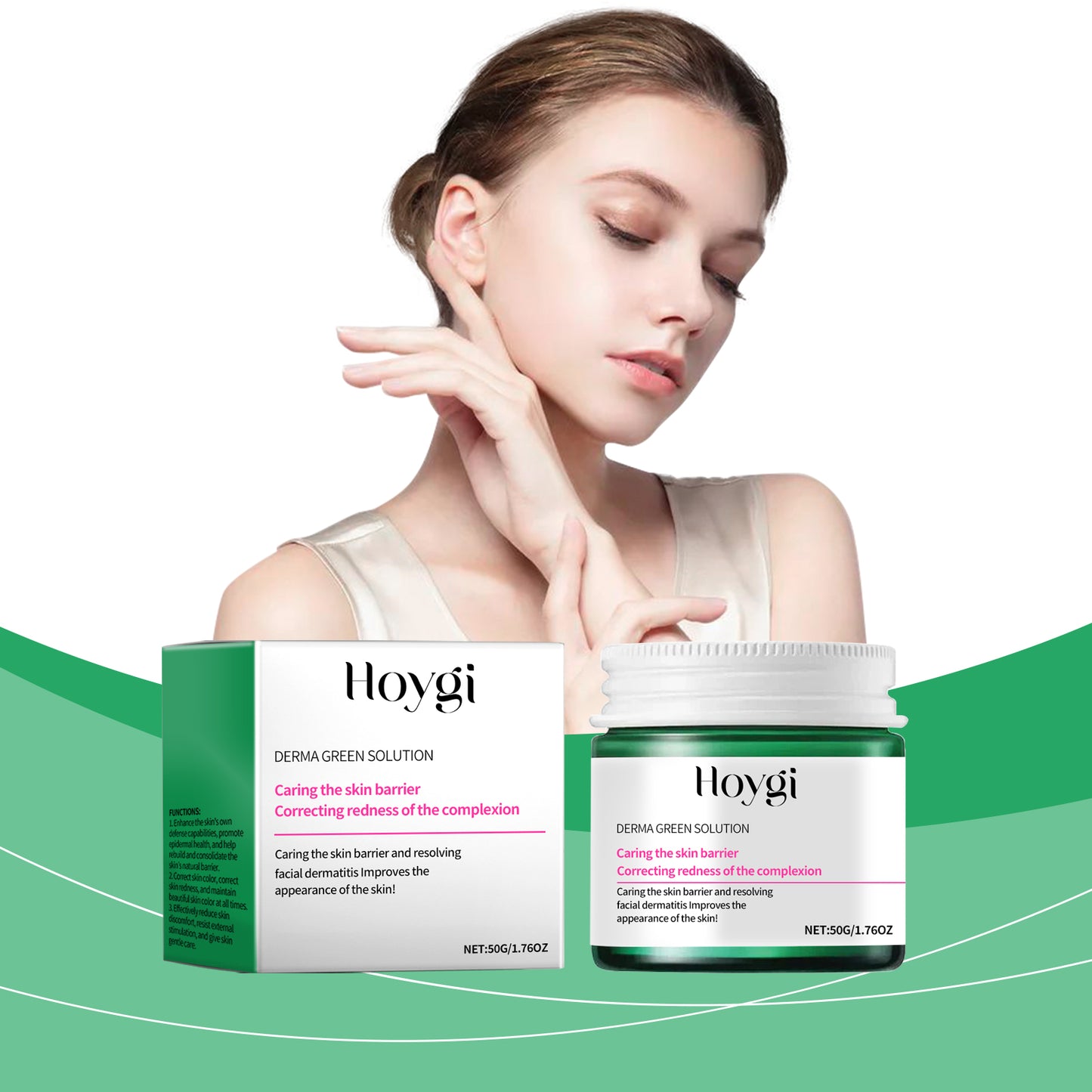 Hoygi Centella Asiatica plant-based skin cream for radiant nourished glow
