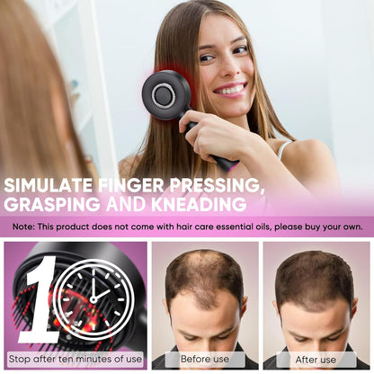 Deep scalp stimulation comb massager for faster hair growth and circulation
