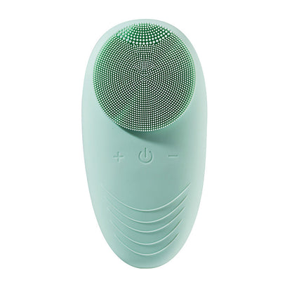 Mini electric silicone facial cleansing brush for gentle skin care
