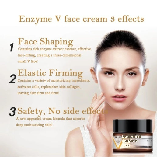 Lifting and moisturizing V-face enzyme firming cream