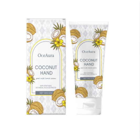 Coconut and goat milk moisturizing hand cream set