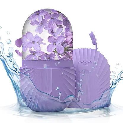 Instant puffiness relief ice roller for face and eye depuffing