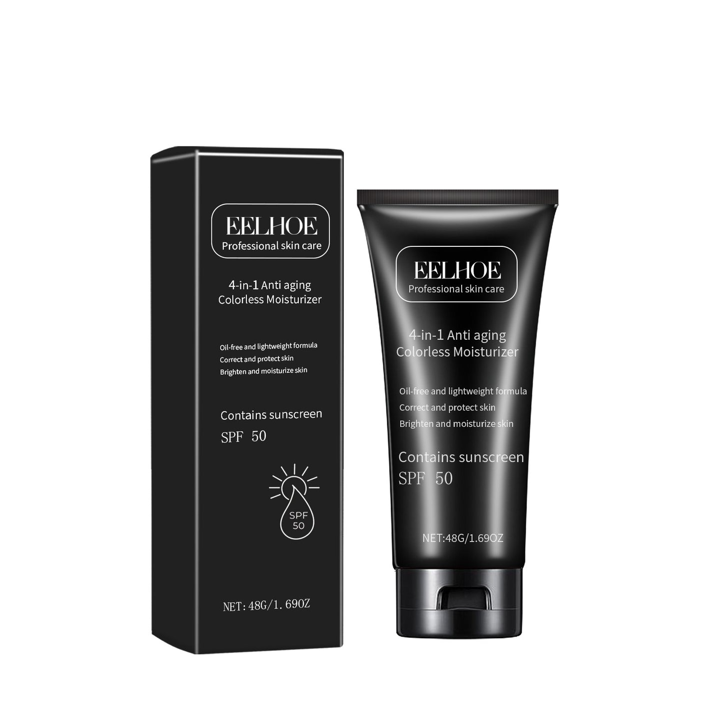 Anti-aging moisturizing sunscreen for daily UV protection