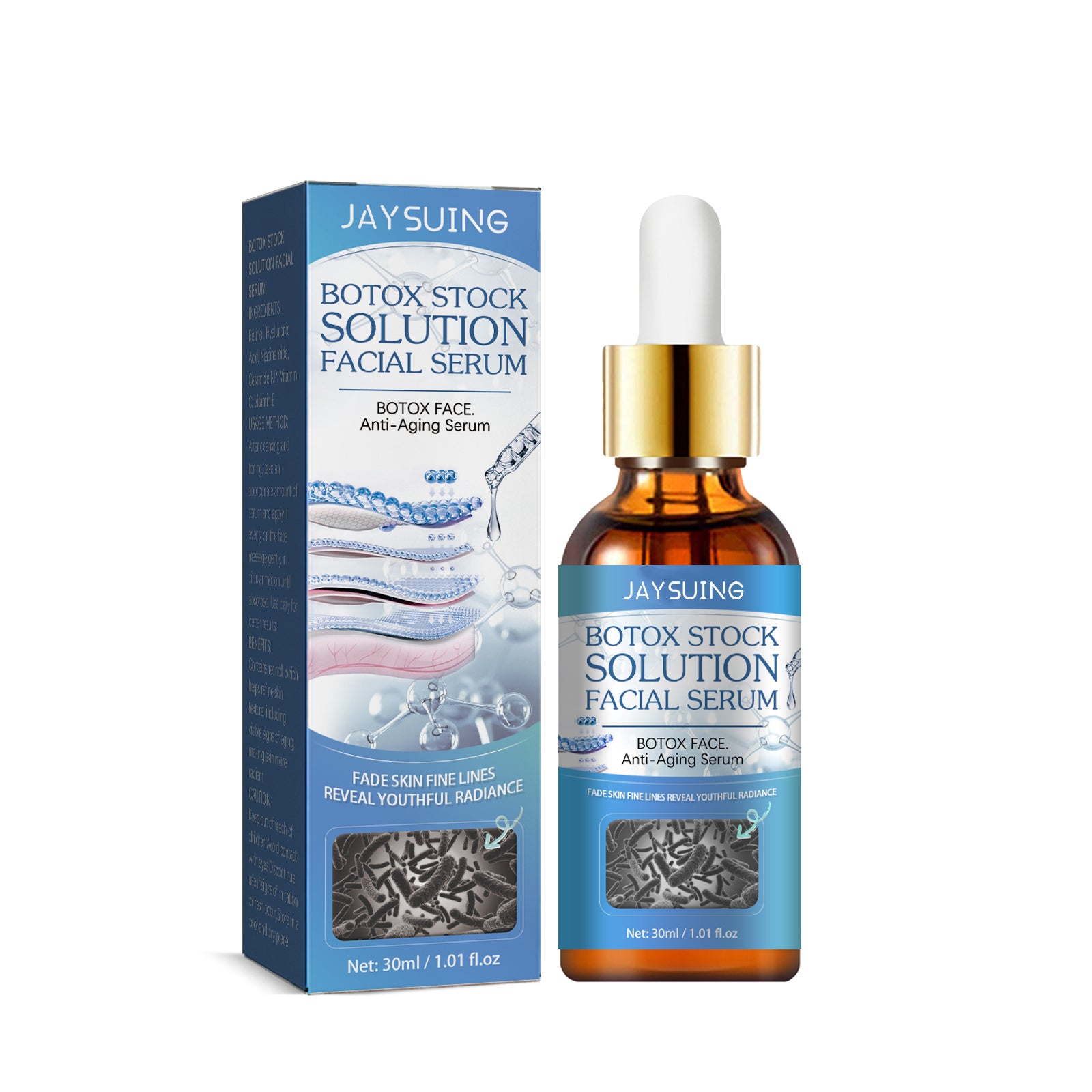 Jaysuing retinol and niacinamide anti-aging facial firming serum