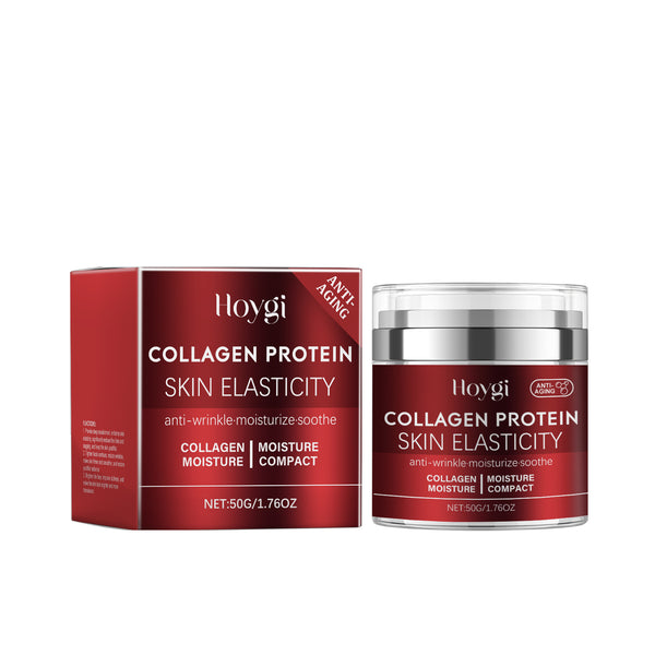 Collagen anti-aging firming face cream for hydrated and tight skin