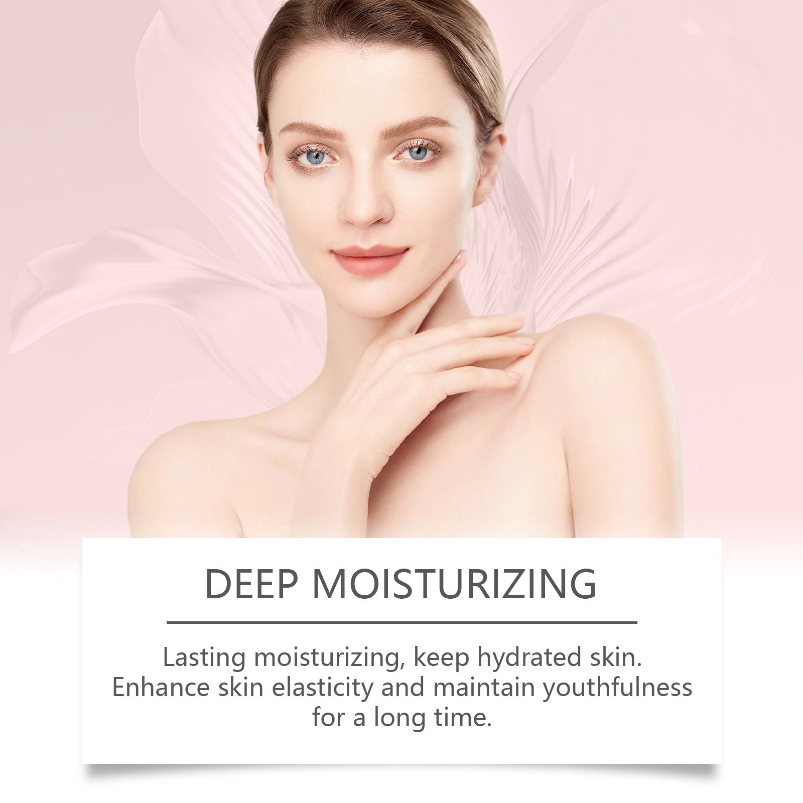Nourishing facial skin care set with glow tonic lotion and cream