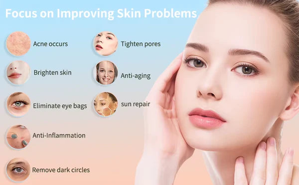 Instant puffiness relief ice roller for face and eye depuffing